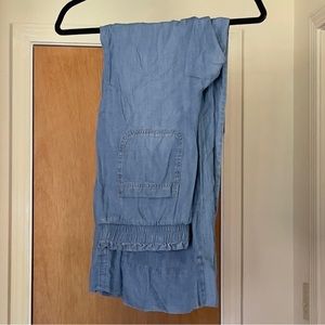 Super cute cotton Jean look a like wide leg pants - Knox Rose - Size L